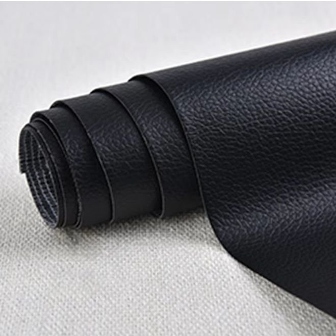 Black । Self-Adhesive PU Leather Repair Patch (10 sq. ft. / 27×54 inch) । CN-74