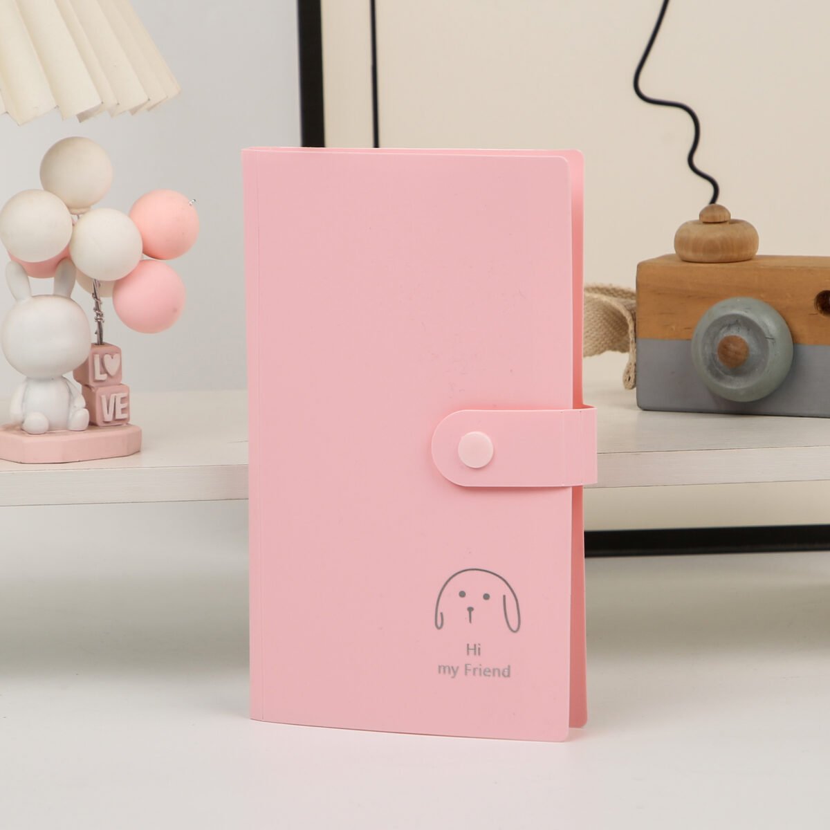 Anti-Oxidation Jewelry Album with Zip Lock Bag (Pink) । CN-62