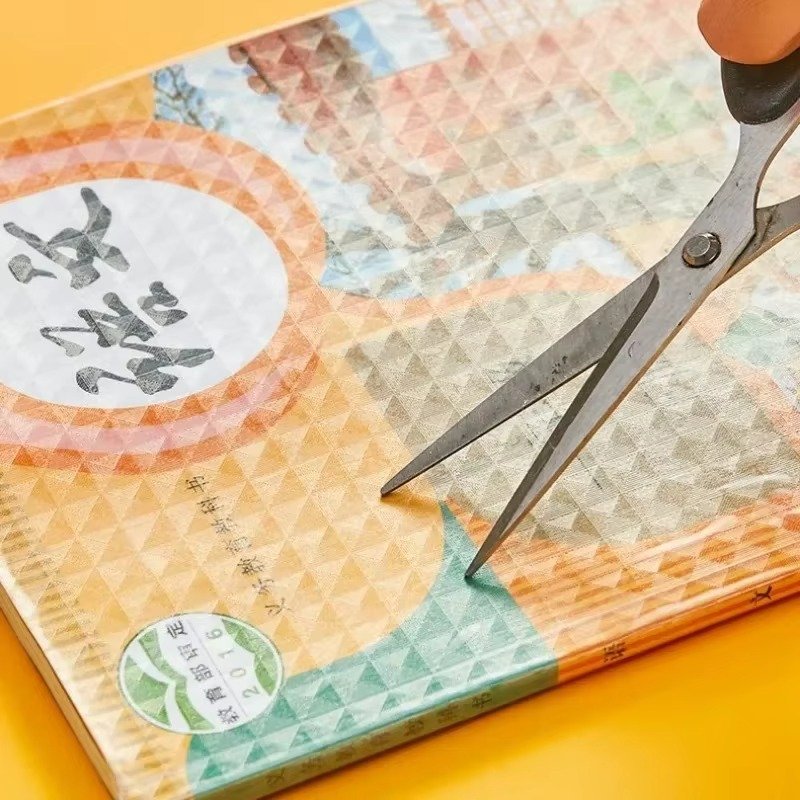 10 PCs । Self-Adhesive Waterproof Transparent Book Cover । CN-22 - Image 4