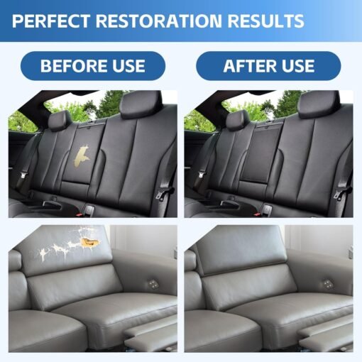 Black । Self-Adhesive PU Leather Repair Patch (5 sq. ft. / 13.5x54 inch) । CN-74 - Image 5