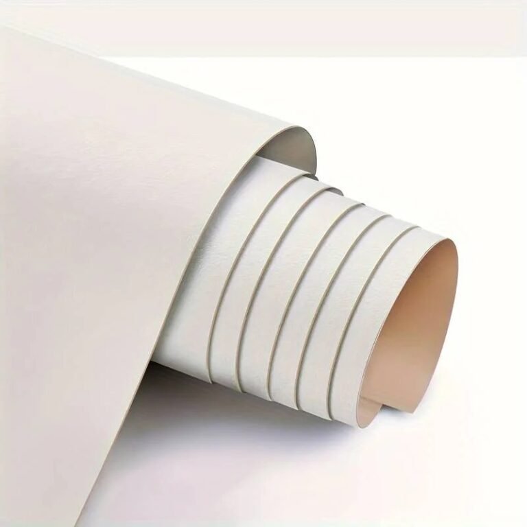 Cream White । Self-Adhesive PU Leather Repair Patch (5 sq. ft. / 13.5x54 inch) । CN-74 - Image 4