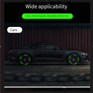 Alternative view of 40 PCs । Self-Adhesive Luminous Wheel Rim Sticker । CN-86