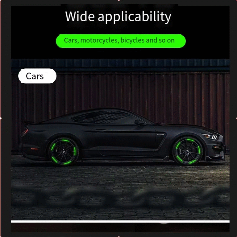 40 PCs । Self-Adhesive Luminous Wheel Rim Sticker । CN-86 - Image 2