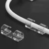 16 PCs । Self-Adhesive Transparent Cable Clip । CN-77