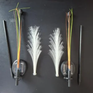 Alternative view of Kashphul Fiver Waterproof Solar LED Outdoor Garden Light (2 PCs) । CN-122